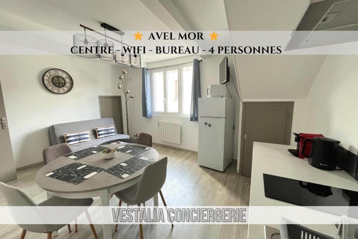 -Avel Mor- T2 2Eme Etage Centre Wifi Apartment Пон-Авен Екстериор снимка